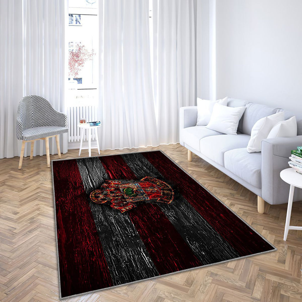 Southampton Fc Tapis Sol - Tapis De Salon, Premier League Rouge Et BlancEnglish Football Club Tapis Art, Tapis pour la décoration de la maison