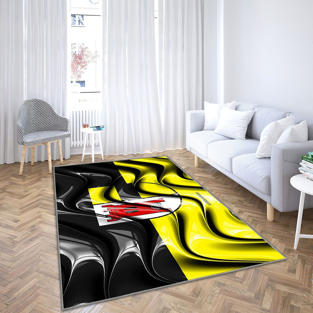 Moers Flag Villes d'Allemagne Tapis Sol - Tapis De Salon, Moers Moers Villes allemandes Tapis Art, Tapis pour la décoration de la maison