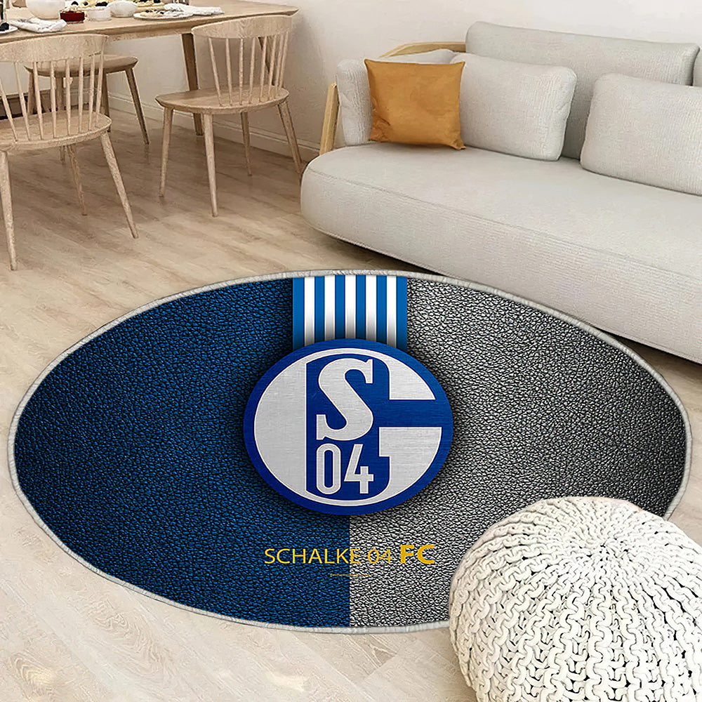 Schalke 04 Fc Club de football allemandSchalke Tapis Sol - Tapis De Salon, AllemagneChampionnats d'Allemagne Tapis Art, Tapis pour la décoration de la maison