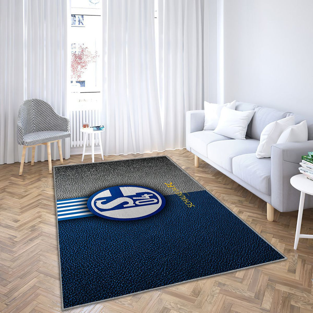 Schalke 04 Fc Club de football allemandSchalke Tapis Sol - Tapis De Salon, AllemagneChampionnats d'Allemagne Tapis Art, Tapis pour la décoration de la maison