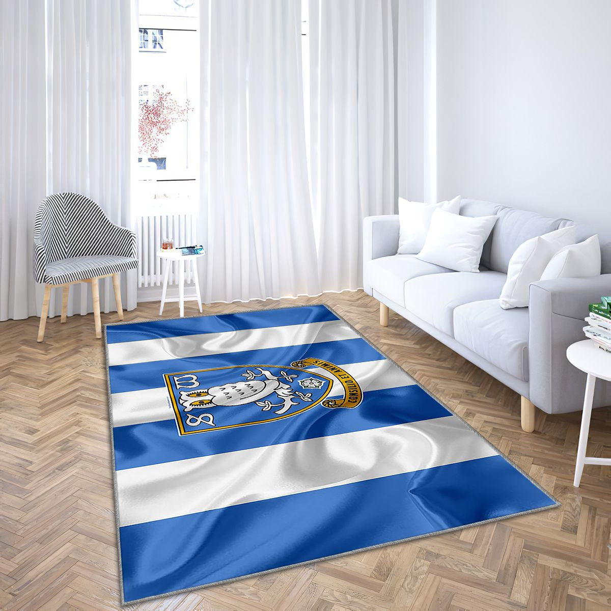 Sheffield Wednesday Fc Sheffield Angleterre Tapis Sol - Tapis De Salon, Championnat de Ligue de Football Deuxième Ligue Tapis Art, Tapis pour la décoration de la maison