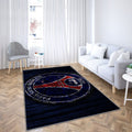 Paris Saint-Germain Tapis Sol - Tapis De Salon, Football Français en Bois Bleu Ligue 1 Tapis Art, Tapis pour la décoration de la maison
