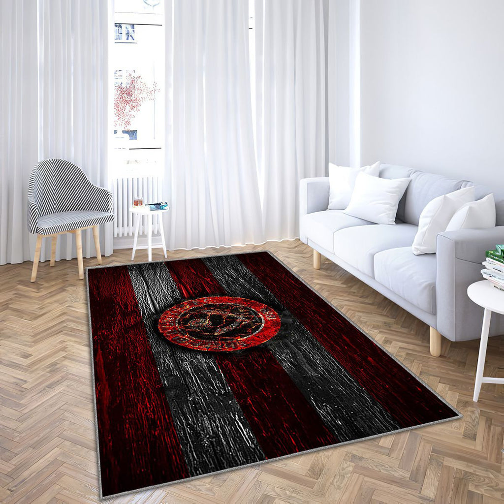 Sheffield United Fc Tapis Sol - Tapis De Salon, Championnat Rouge Et BlancEnglish Football Club Tapis Art, Tapis pour la décoration de la maison
