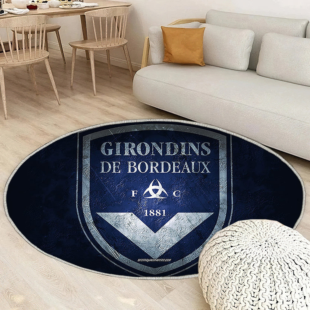 Sfc Girondins De Bordeaux Tapis Sol - Tapis De Salon, Bleu Fc Girondins De Bordeauxgrunge Art Tapis Art, Tapis pour la décoration de la maison