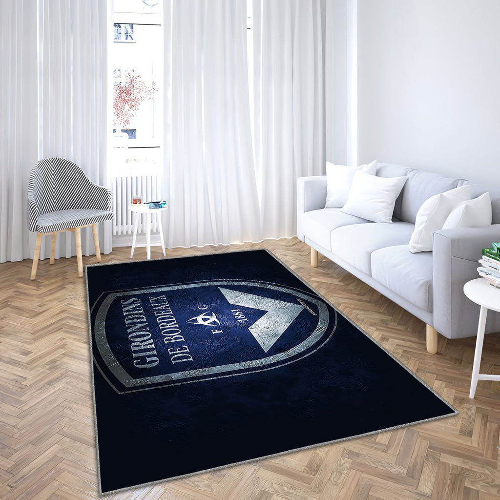Sfc Girondins De Bordeaux Tapis Sol - Tapis De Salon, Bleu Fc Girondins De Bordeauxgrunge Art Tapis Art, Tapis pour la décoration de la maison