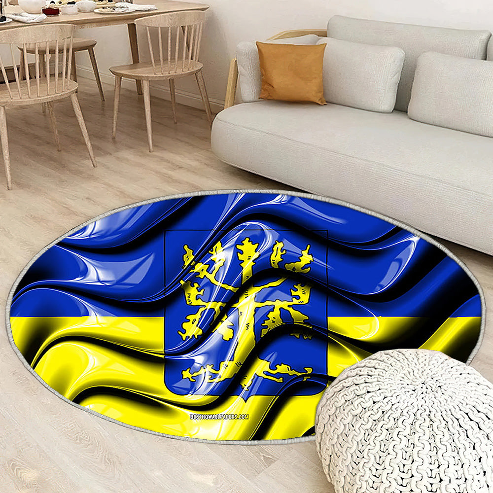 Hagen Drapeau Villes D'Allemagne Tapis Sol - Tapis De Salon, Hagen Hagen Villes Allemandes Tapis Art, Tapis pour la décoration de la maison