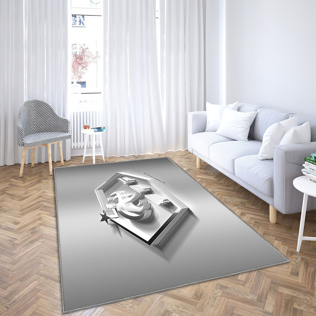 Equipe de France de Football Tapis Sol - Tapis De Salon, Art Silver Tapis Art, Tapis pour la décoration de la maison