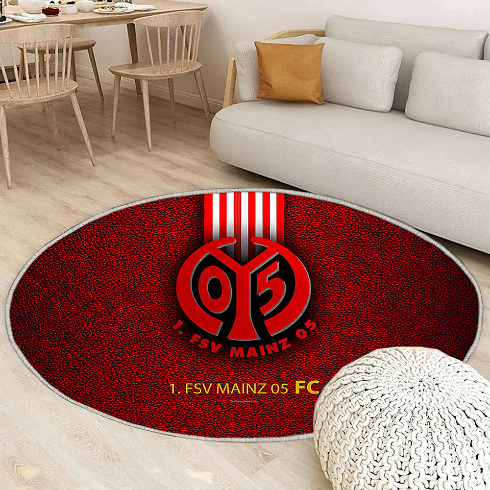 Fsv Mainz 05 Fc Club de football allemand de Mainz Tapis Sol - Tapis De Salon, Allemagne Championnats d'Allemagne Tapis Art, Tapis pour la décoration de la maison