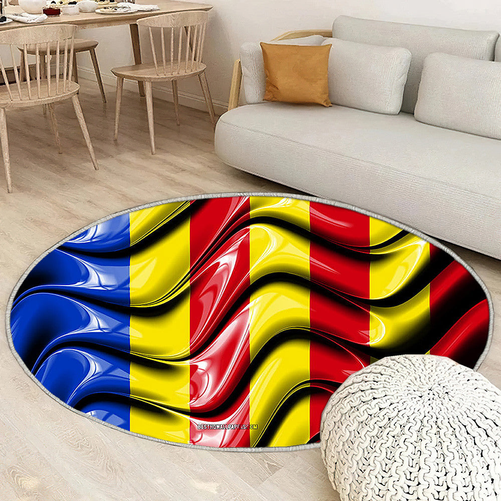Salerne Drapeau Villes D'Italie Tapis Sol - Tapis De Salon, Salerne Salerne Villes Italiennes Tapis Art, Tapis pour la décoration de la maison