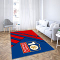 Olympique Lyonnais Tapis Sol - Tapis De Salon, Lyon France Bleu Rouge Ion Tapis Art, Tapis pour la décoration de la maison