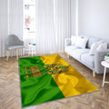 Drapeau de la ville allemande de Recklinghausen Recklinghausen Tapis Sol - Tapis De Salon, symboles de l'Allemagne Tapis Art, Tapis pour la décoration de la maison