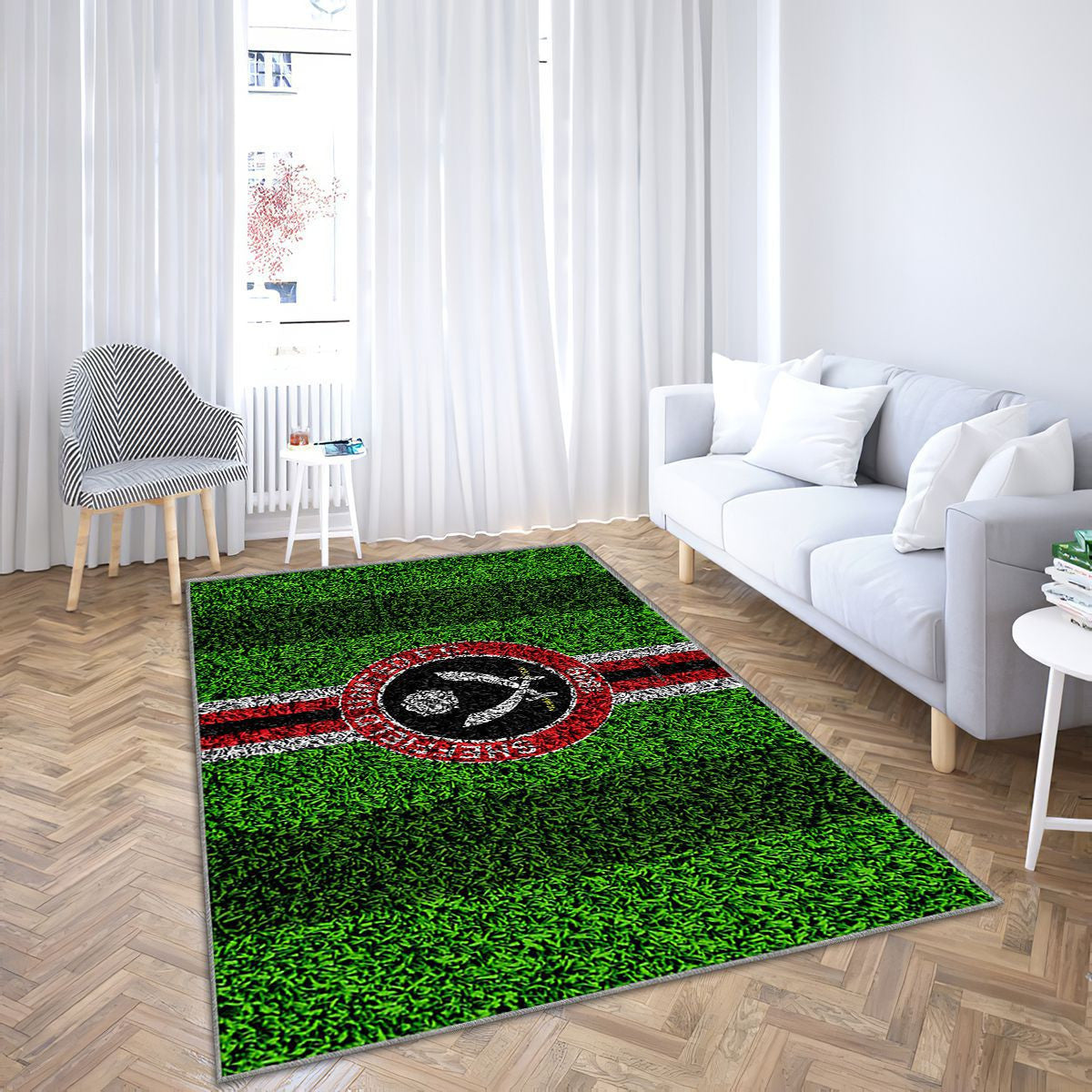 Sheffield United Fc Football LawnEnglish Football Club Rouge Blanc Sheffield Tapis Sol - Tapis De Salon, Tapis Art, Tapis pour la décoration de la maison