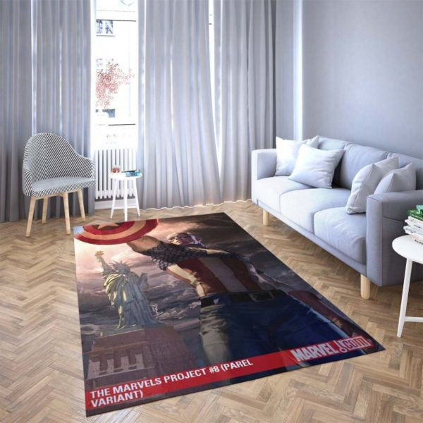 Marvel The Arvengers Captain Ameraca Carpet